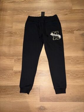 Hurley University Medium Men’s Black Cotton Fleece Sweat Pants Joggers NWT